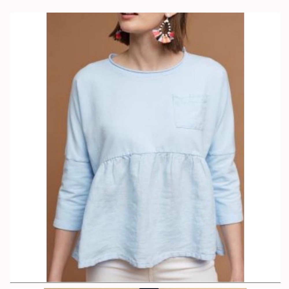 [Anthropologie] Peplum Top